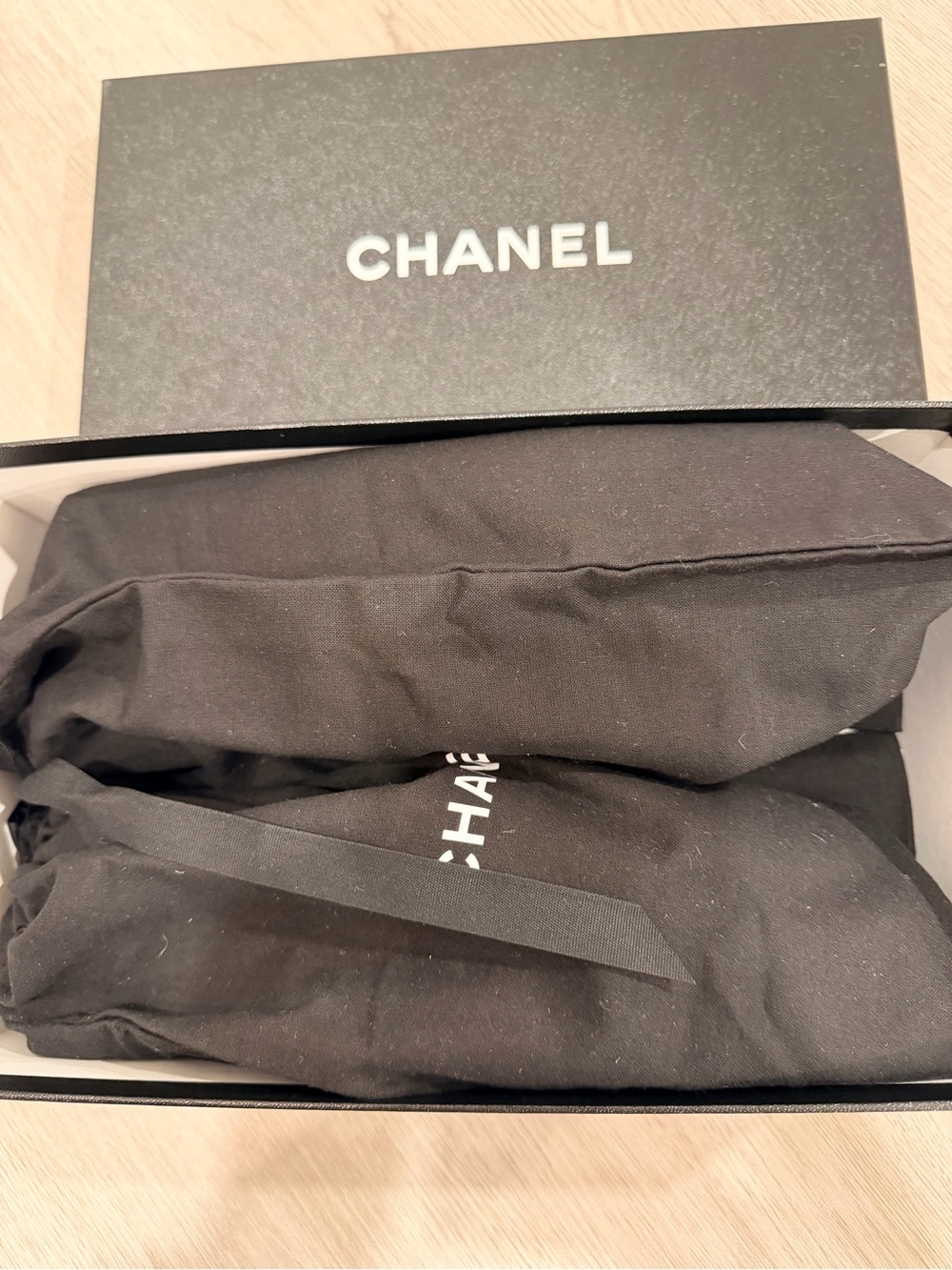 Chanel Classic CC Cap Toe Espadrille Lambskin Beige Black Size EU 39 - Picture 8 of 10